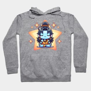 Cute Shiva Meditating Hoodie